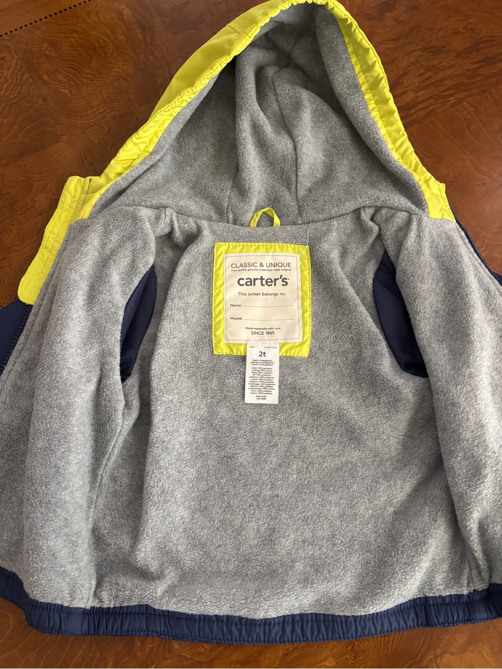 2T Carters Jacket - Picture 2 of 3